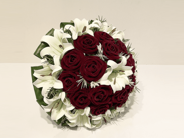 دسته گل عروس کد 1006